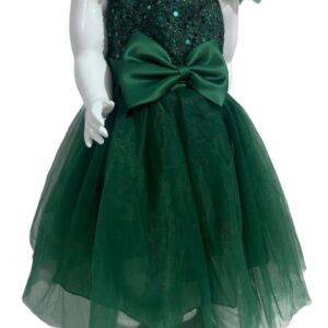 Vestido Verde con Lazo